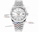 DDF Replica Rolex Datejust Silver Stick Markers Face Jubilee Band 41mm 3235 Movement Watch